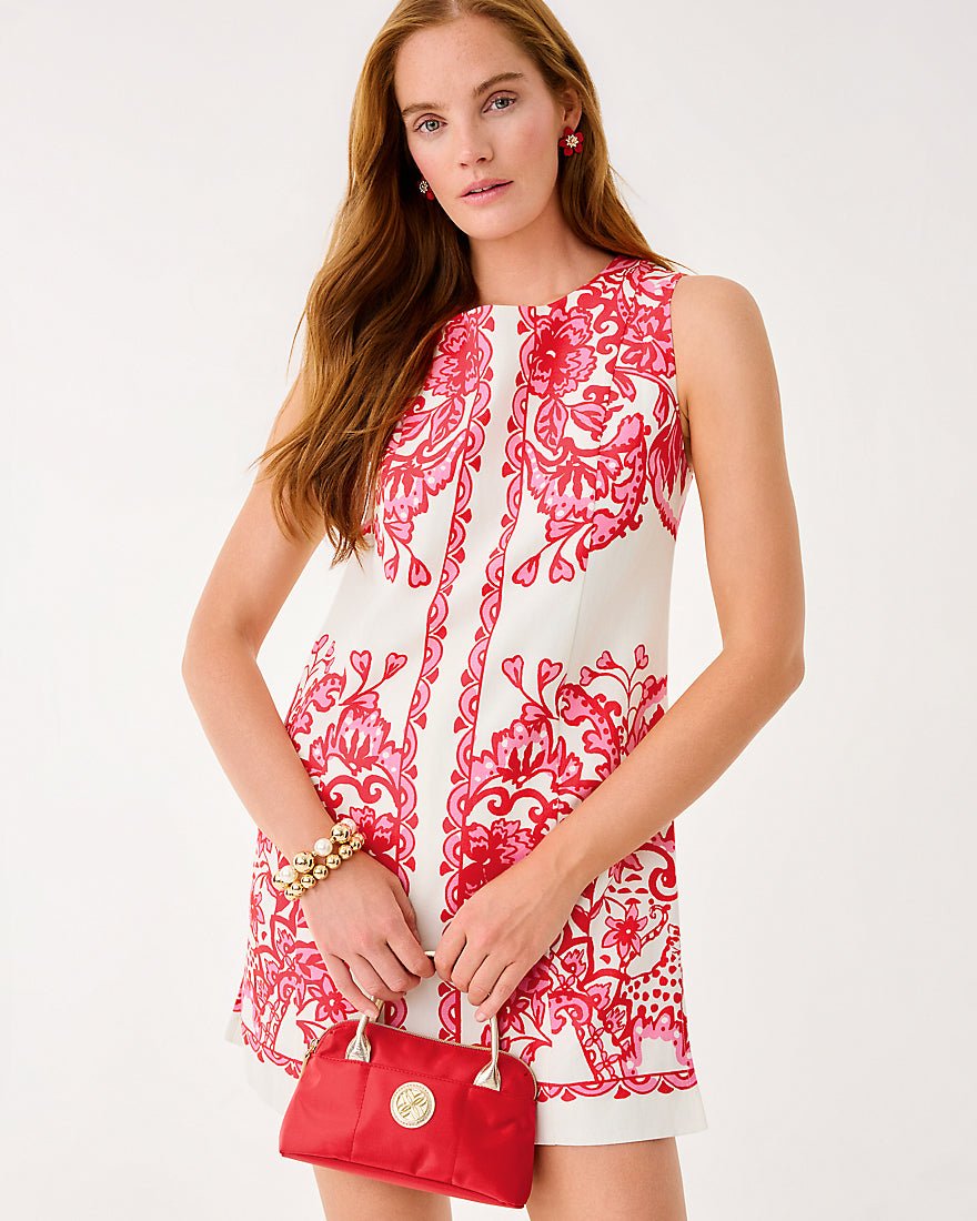 Lilly Pulitzer - Sadie Shift Romper - Coconut Spicy Socialite