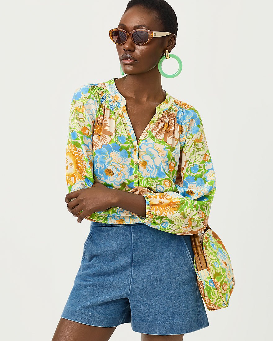 Lilly Pulitzer - Sarissa Stretch Denim Short - Sympeony Wash