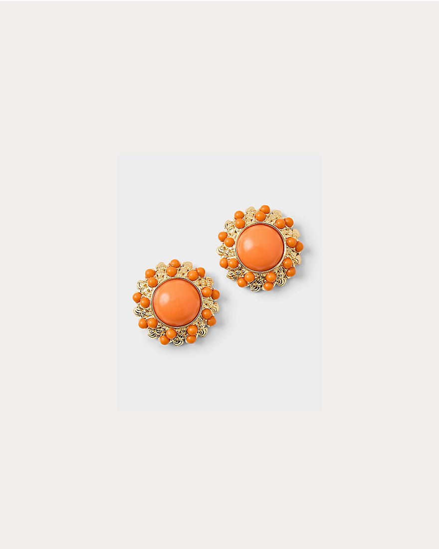 Lilly Pulitzer - Seaside Harbour Earrings - Sunset Orange