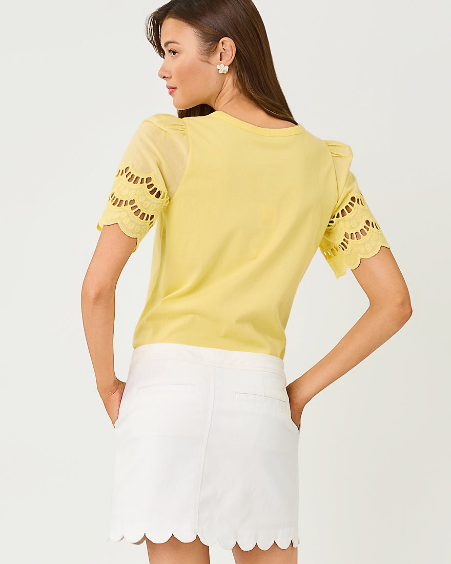 Lilly Pulitzer - Sebene Knit Top - Finch Yellow