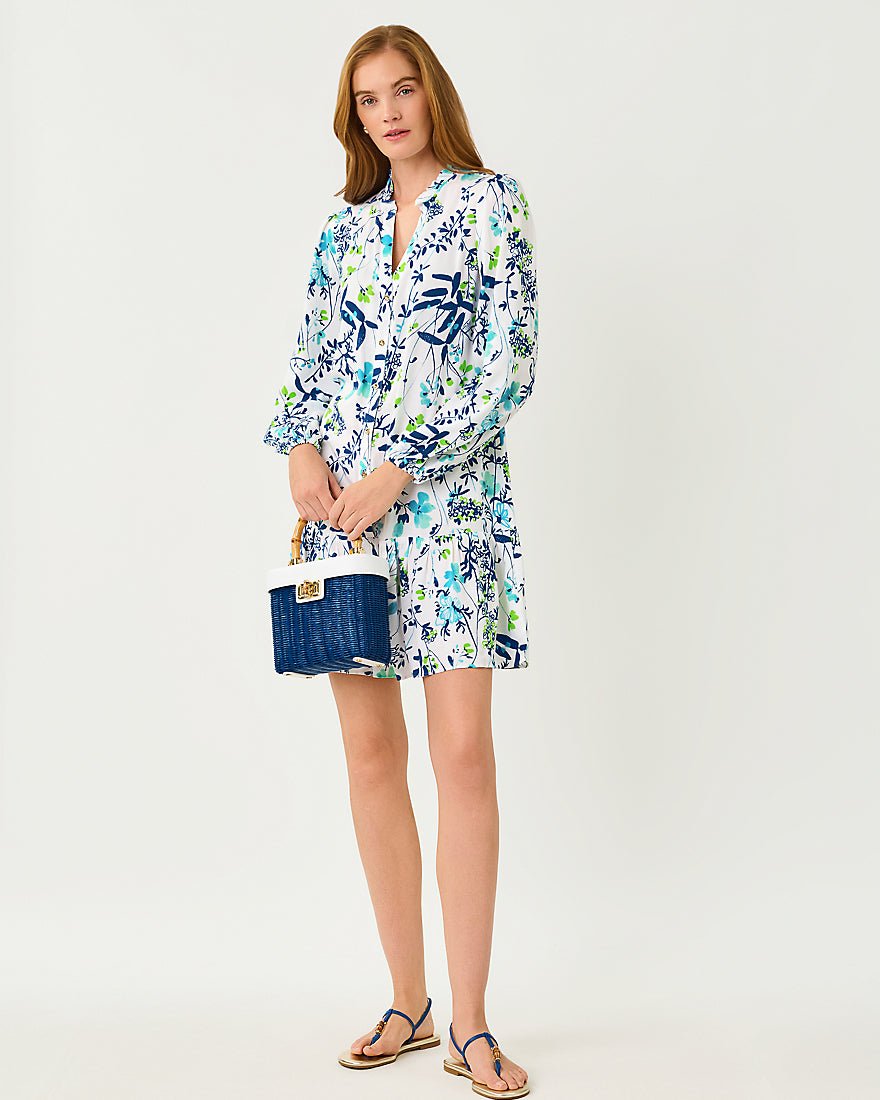 Lilly Pulitzer - Shaley Tunic Dress - Resort White Sea Blooms