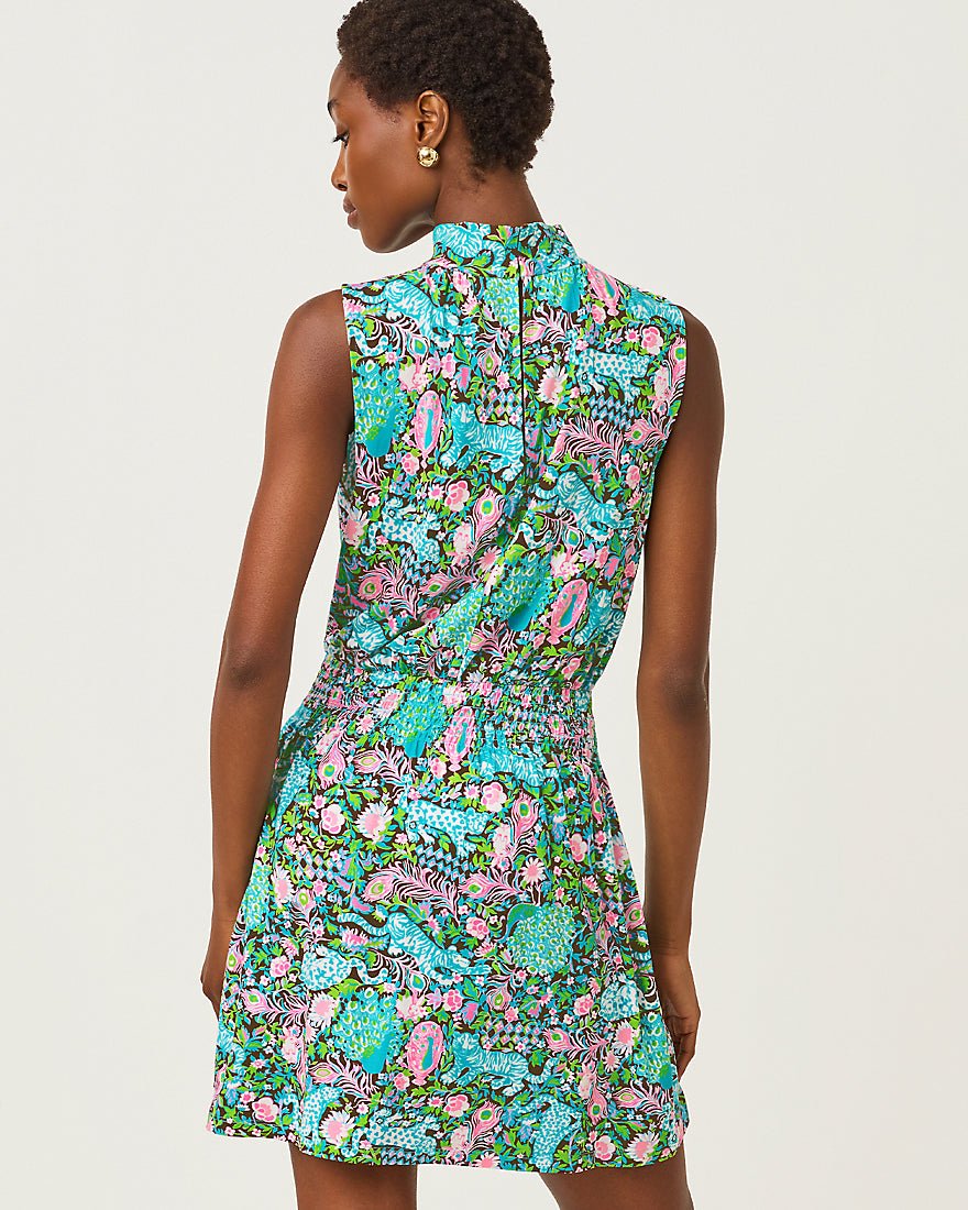 Lilly Pulitzer - Sherah Skirted Romper - Multi Royal Zoo