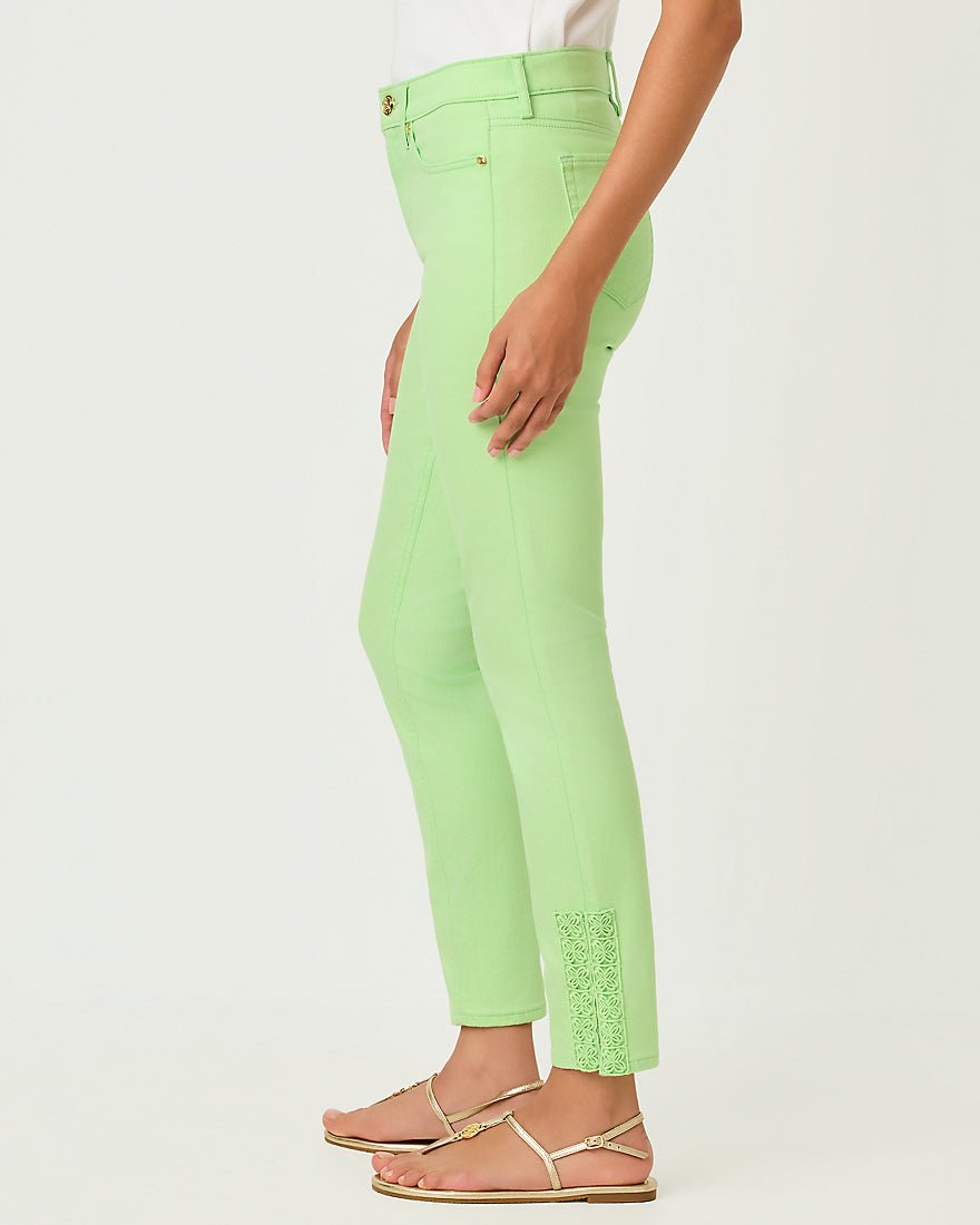 Lilly Pulitzer - South Ocean High Rise Skinny Jean - Pistachio Macaron