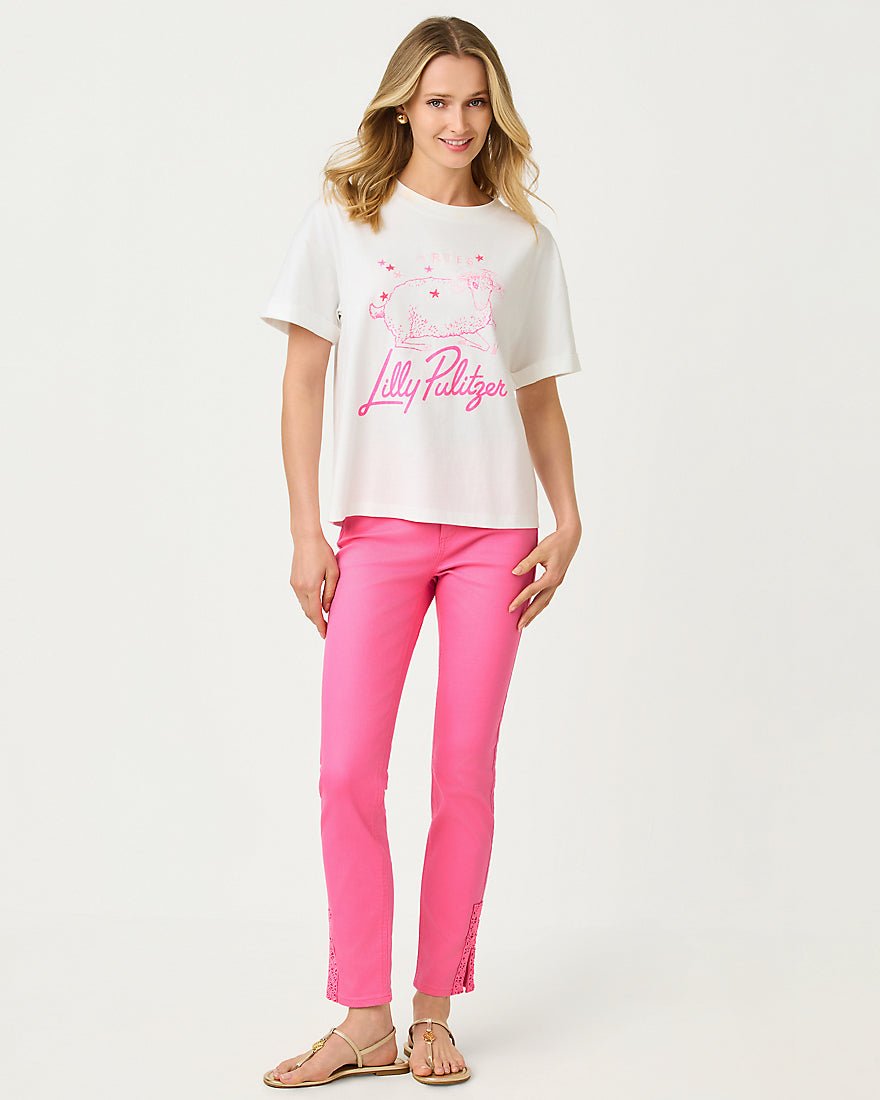 Lilly Pulitzer - Stella Knit Top - Multi Aries Graphic