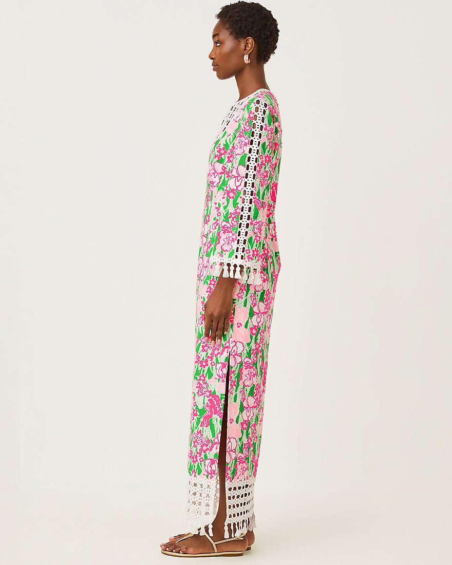 Lilly Pulitzer - Strothers Stretch Maxi Shift Dress - Putting Green Hannah