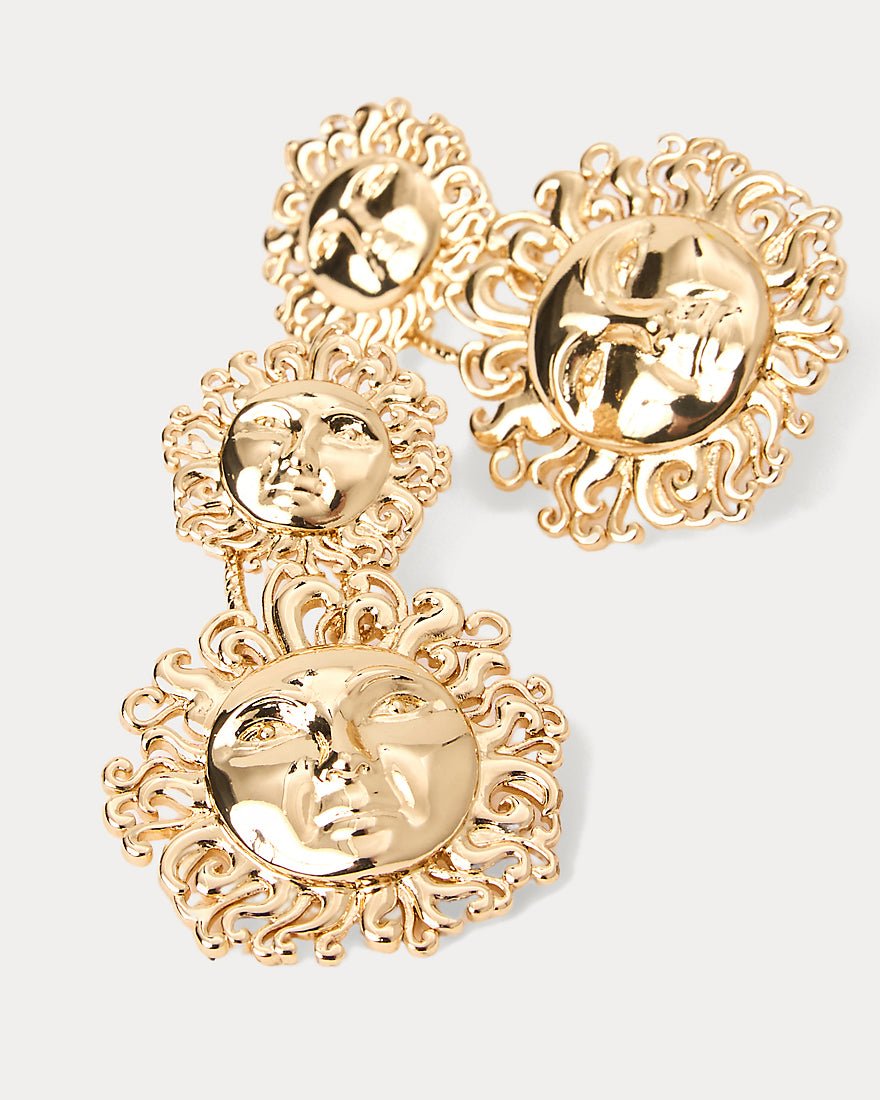 Lilly Pulitzer - Sunny Hunny Statement Earrings - Gold Metallic