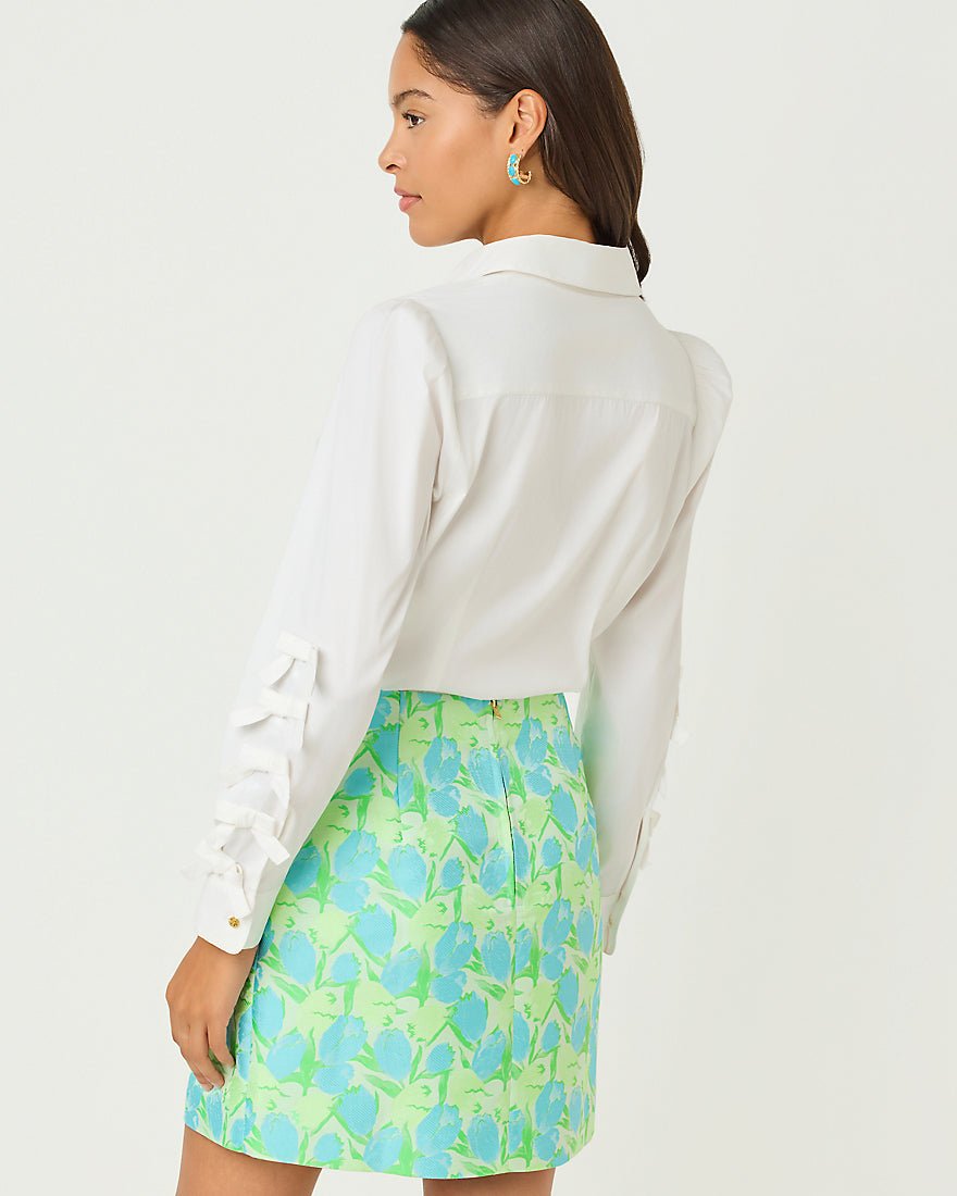Lilly Pulitzer - The Bow Lilly Shirt - Resort White