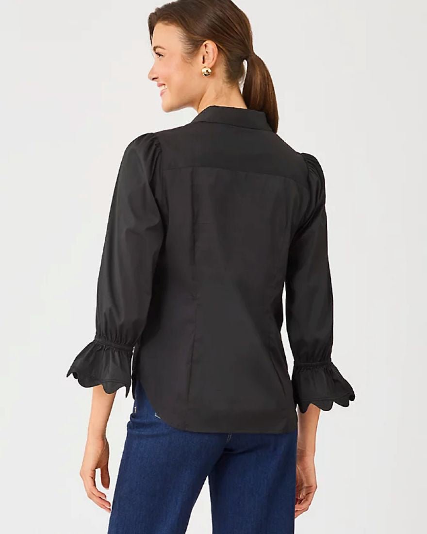 Lilly Pulitzer - The Ricrac Lilly Shirt - Noir