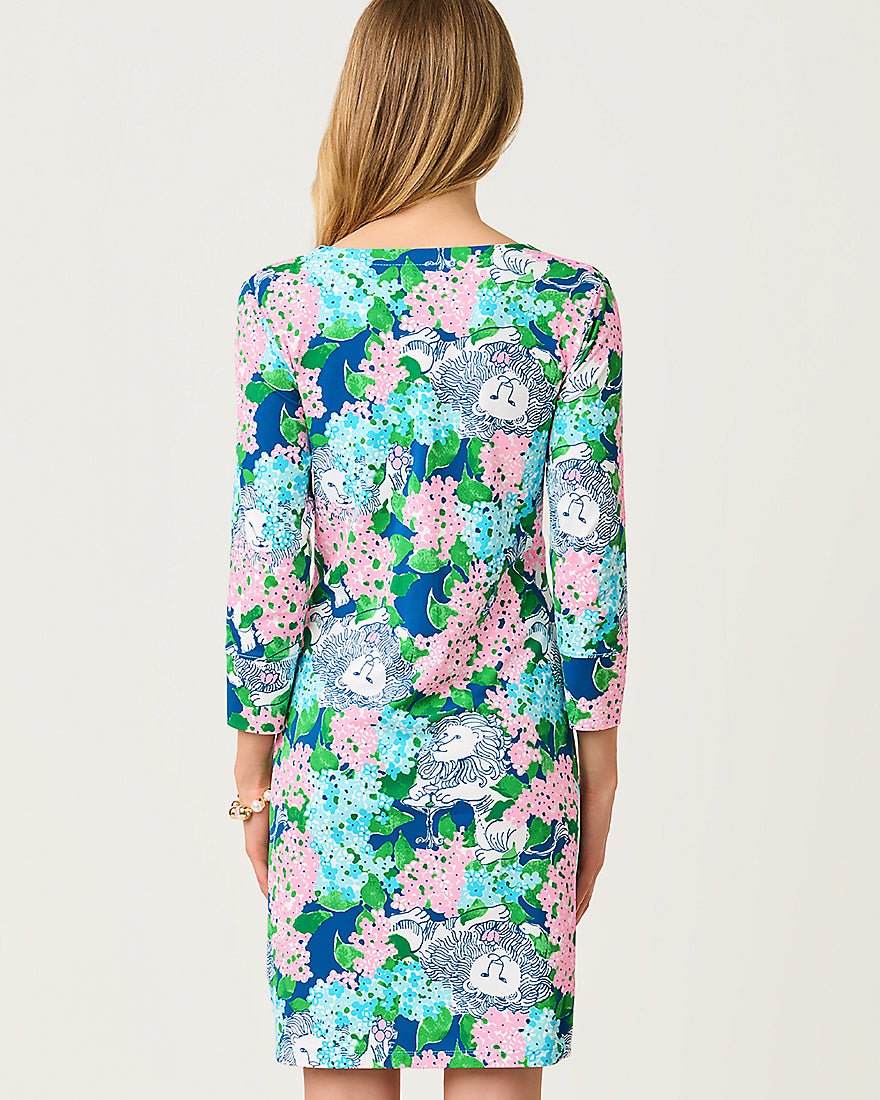 Lilly Pulitzer - Upf 50 Plus Nadine Dress - Starlight Navy Lydia The Lion