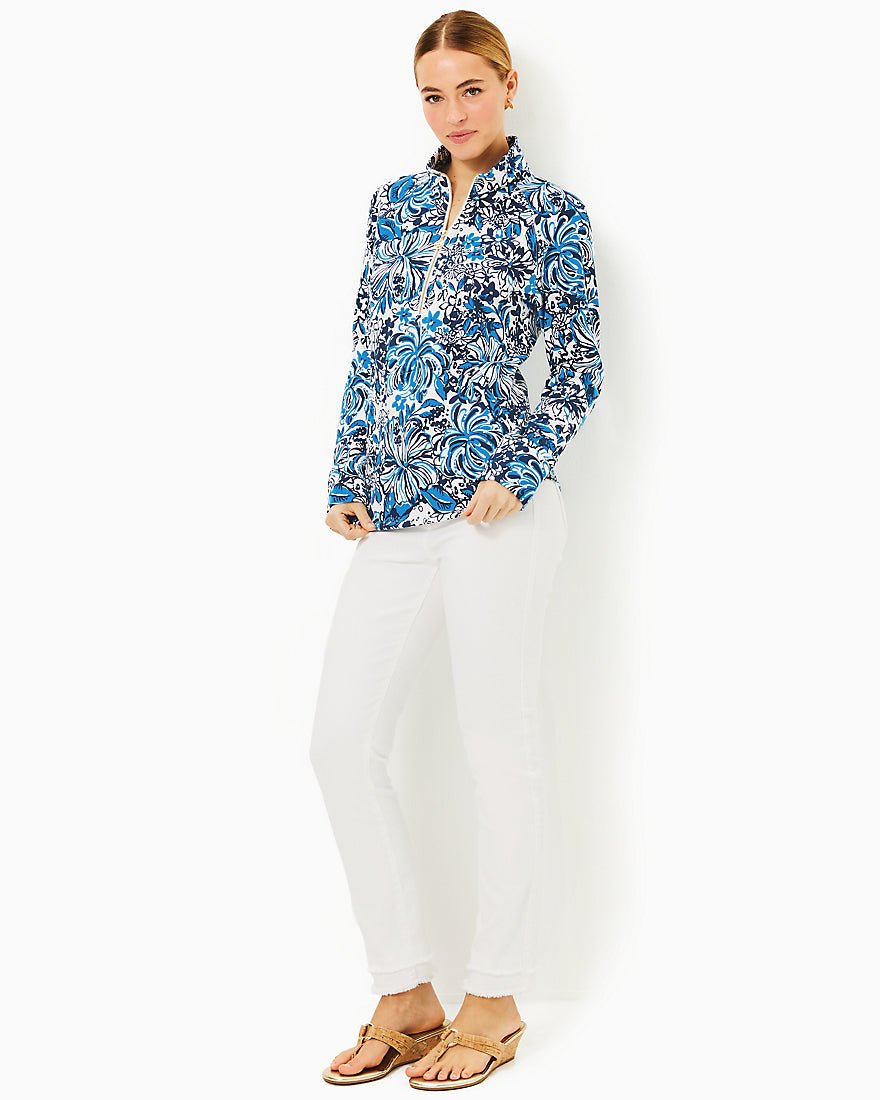 Upf 50 Plus Skipper Popover - Low Tide Navy Pandarama - 4