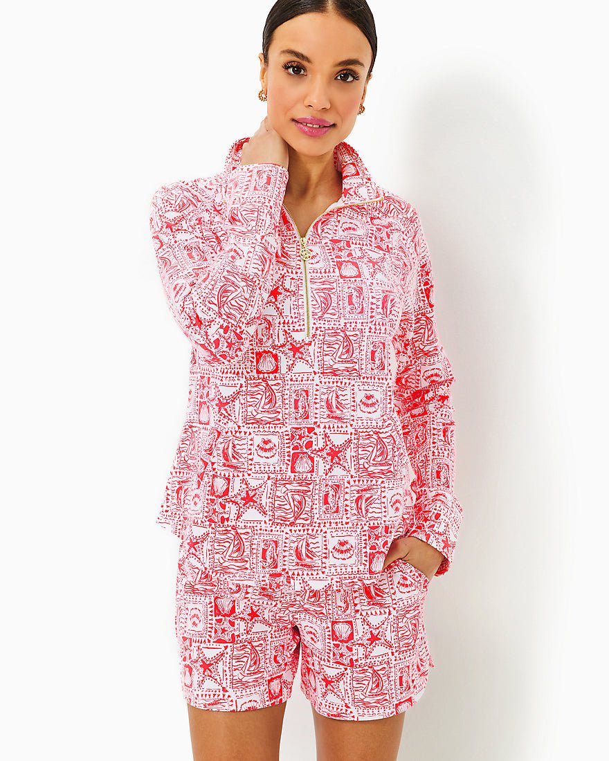Upf 50 Plus Skipper Popover - Mizner Red Seaside Harbour - 8