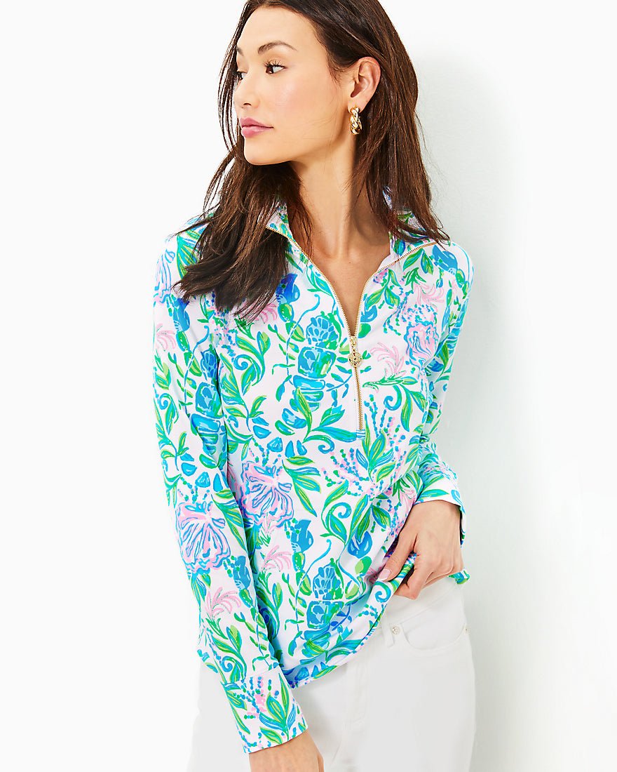 Upf 50 Plus Skipper Popover - Resort White Just A Pinch - 11