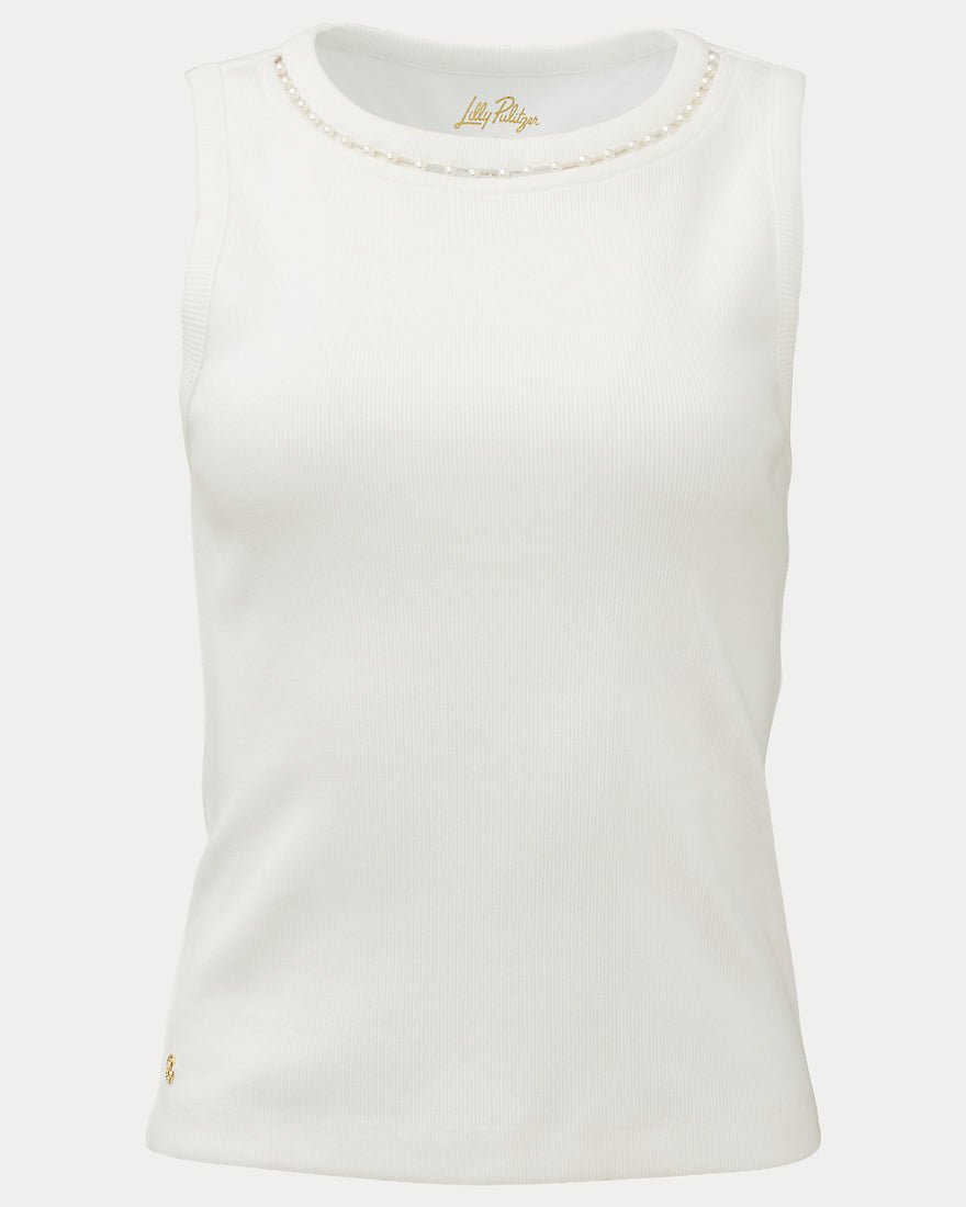 Lilly Pulitzer - Vanna Knit Top - Resort White