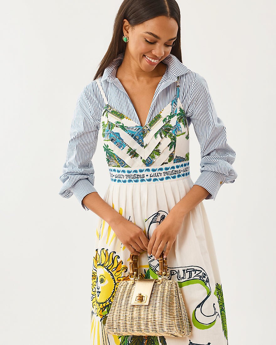 Lilly Pulitzer - Wendley Midi Dress - Coconut Oversized Key West Toile