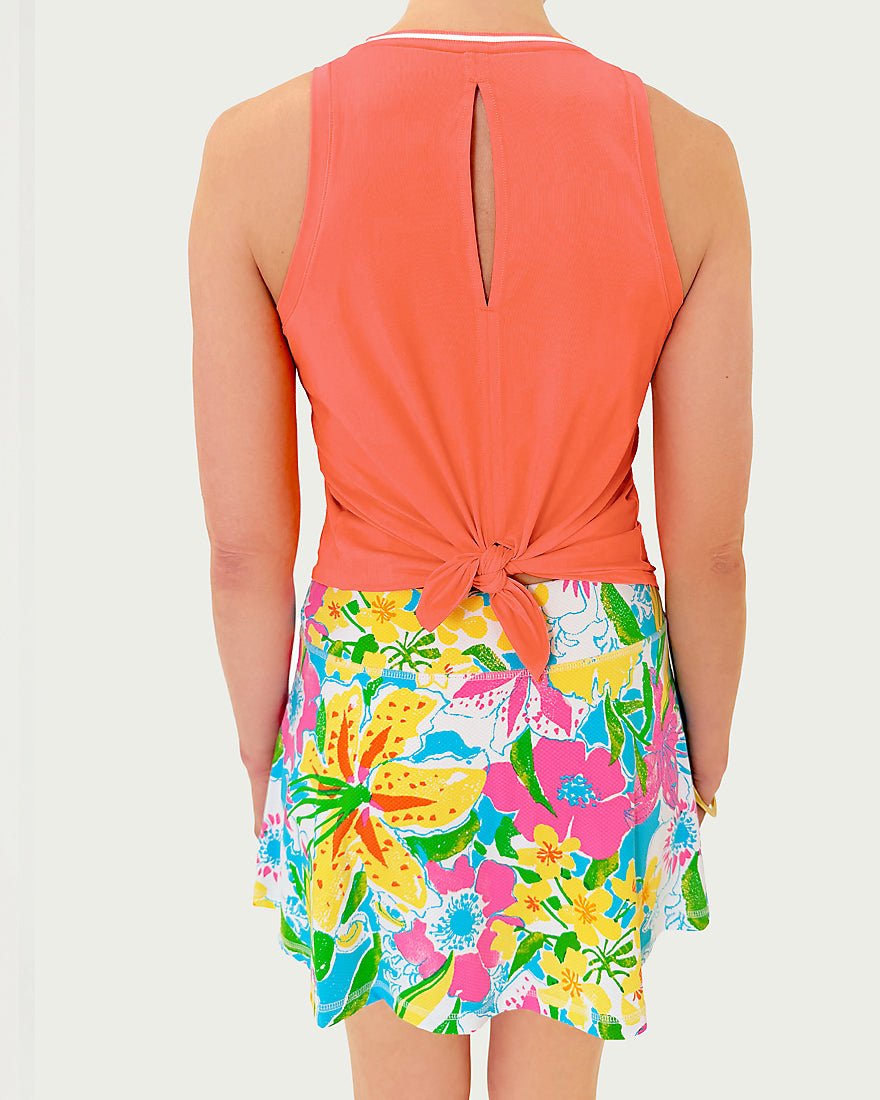 Lilly Pulitzer - Westley Cutout Tank Upf 50 Plus - Sunset Orange