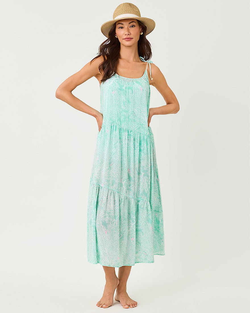 Lilly Pulitzer - Xaden Maxi Coverup - Mint Condition Fantastical