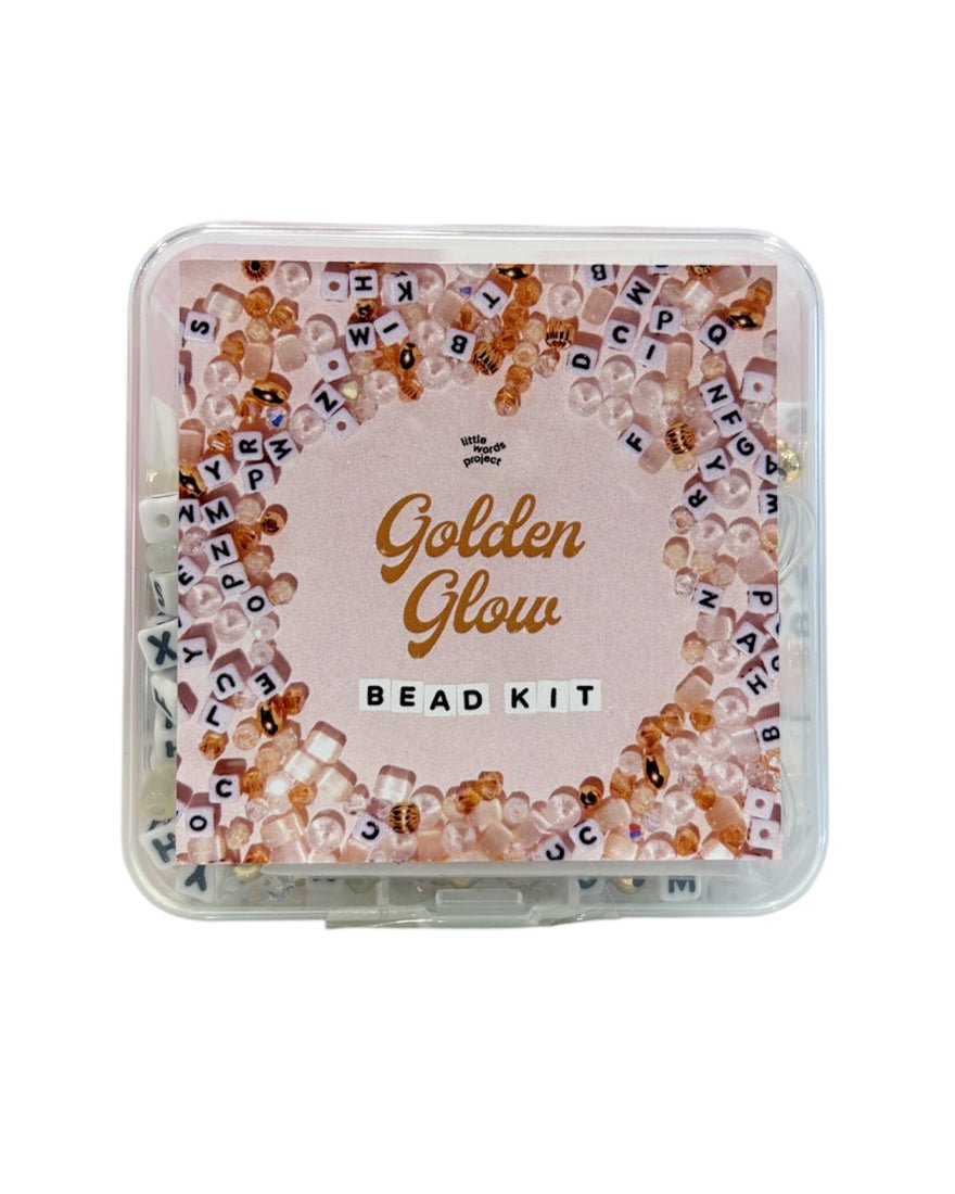 Little Words Project - Golden Glow Bead Kit - Golden Gold