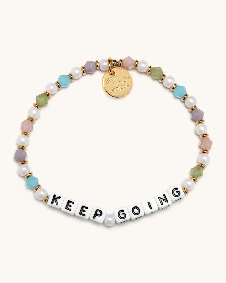 Little Words Project - Keep Going Bracelet - White Grand Ole