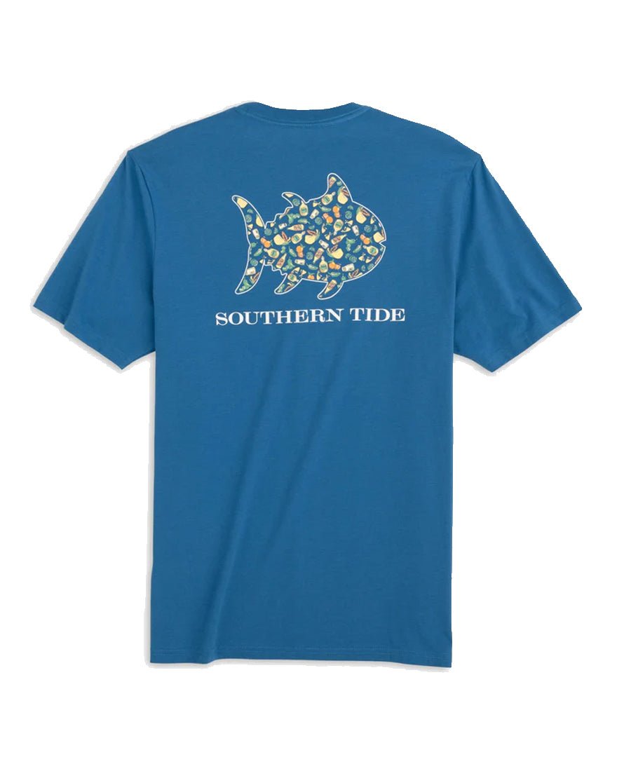 Mens Shortsleeve Marg Madness Skipjack Tee - Atlantic Blue