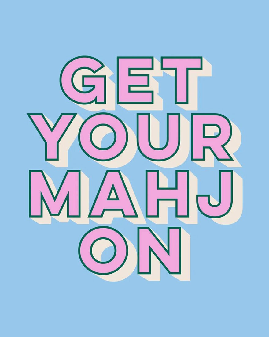 Soiree Sisters - Mahjong Cocktail Funny Napkin - Get Your Mahj On