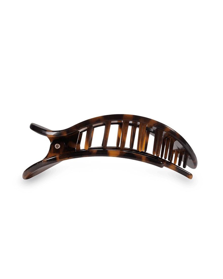 Teleties - Flat Round Hair Clip - Almond Beige