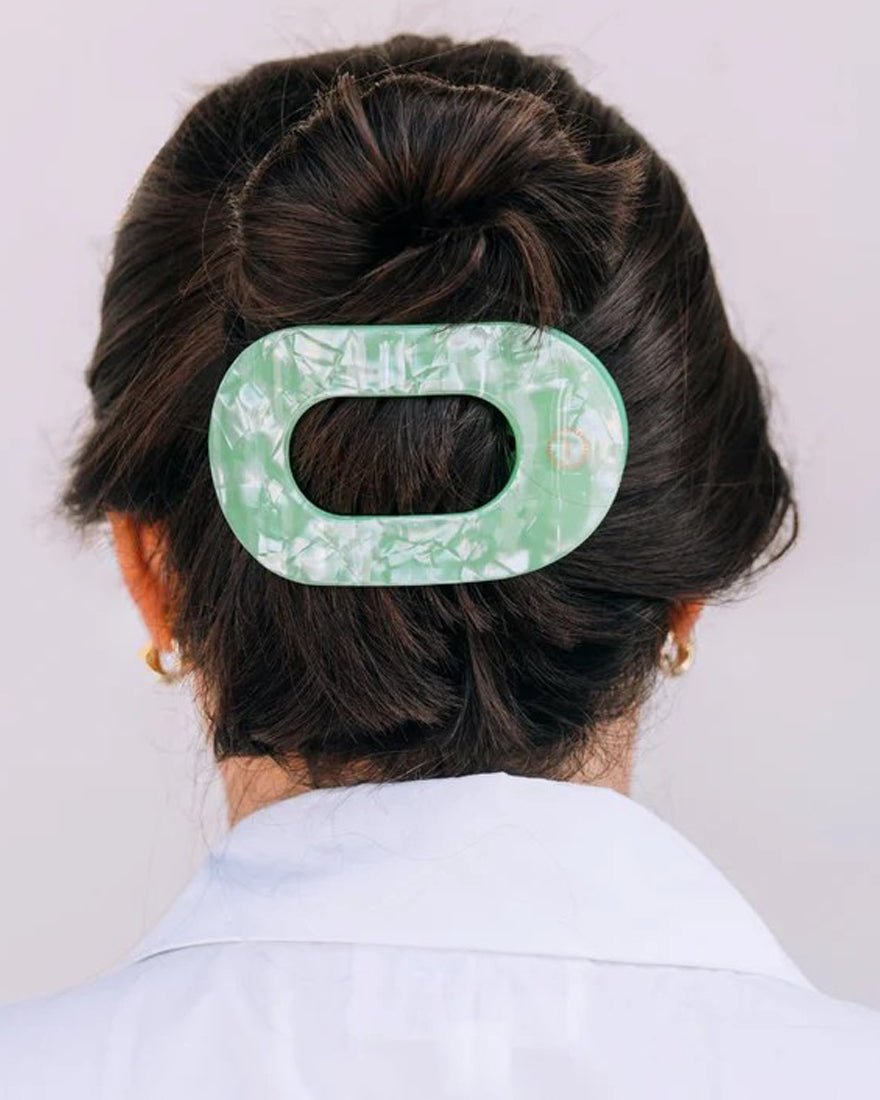Teleties - Flat Round Hair Clips - Spring Splash