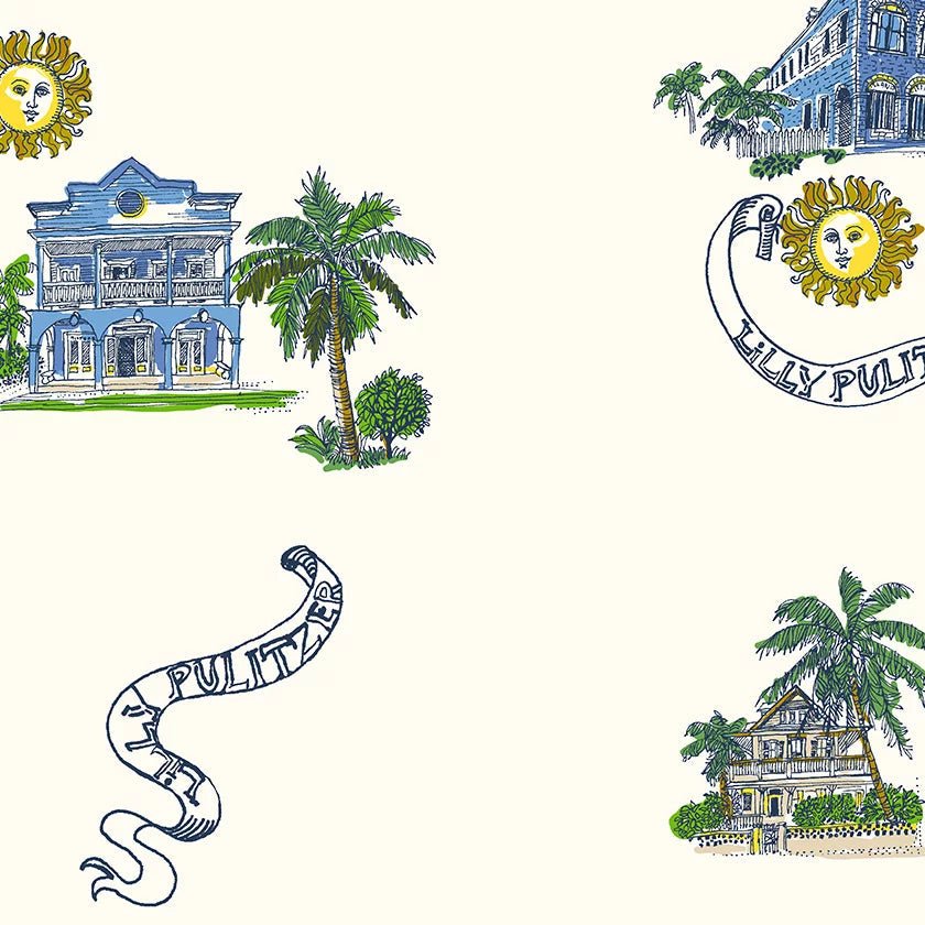 Coconut Key West Toile