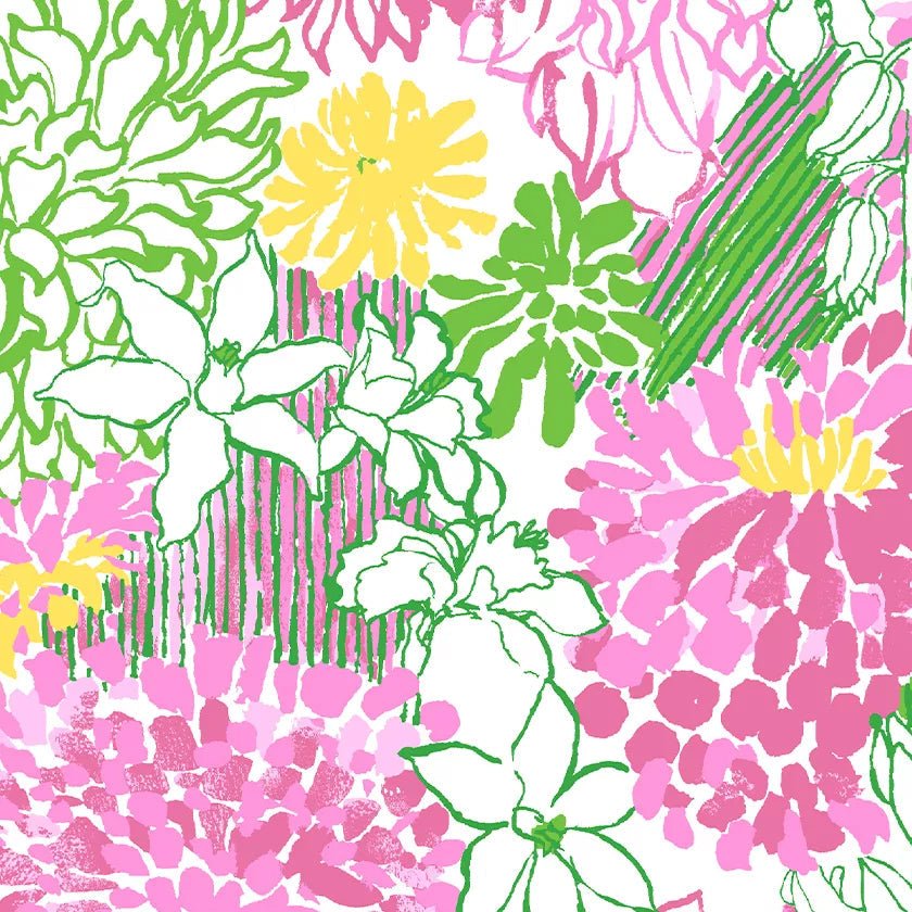 Lilly Pulitzer Resort White Mum Patch