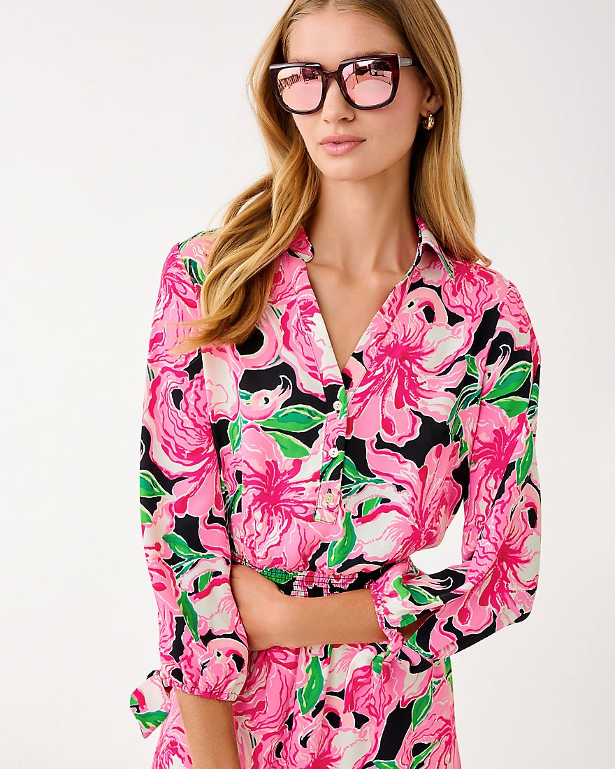 Lilly Pulitzer - Abralynn Shirtdress - Onyx Party All The Time