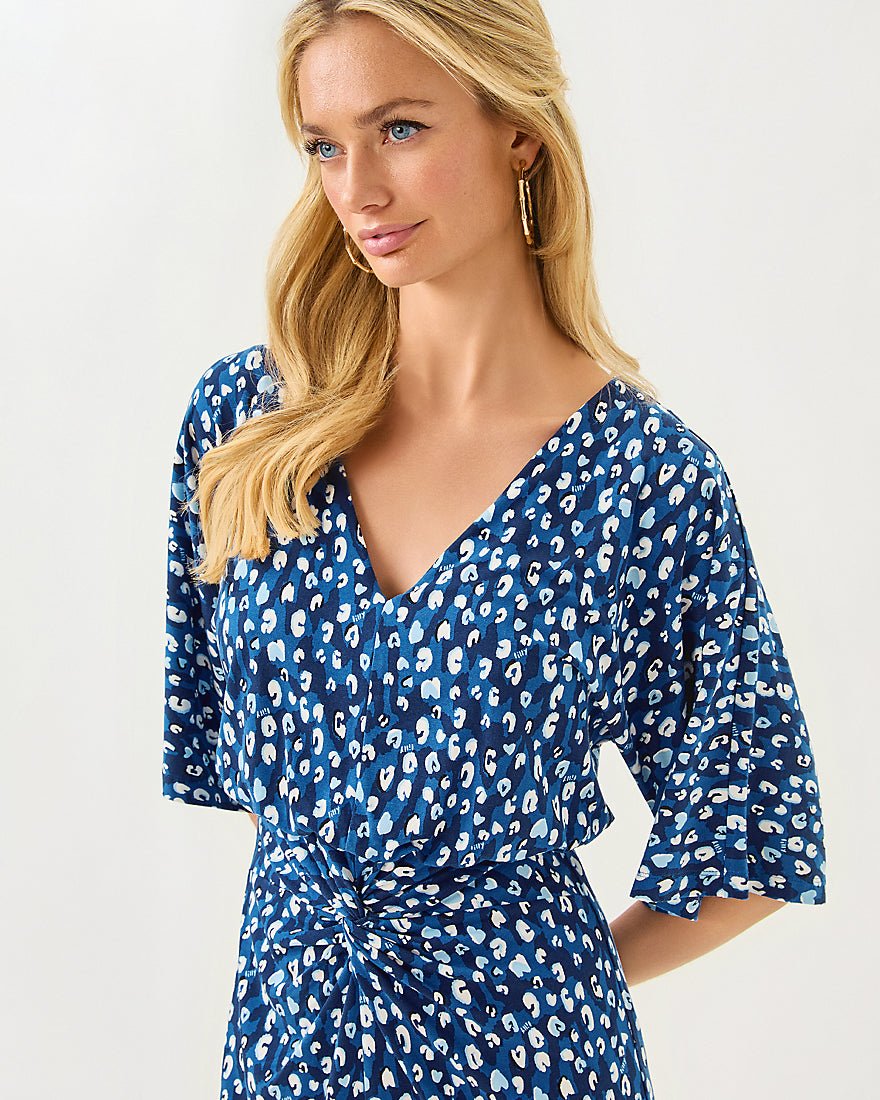 Adalyn Dress - Starlight Navy Youre An Animal