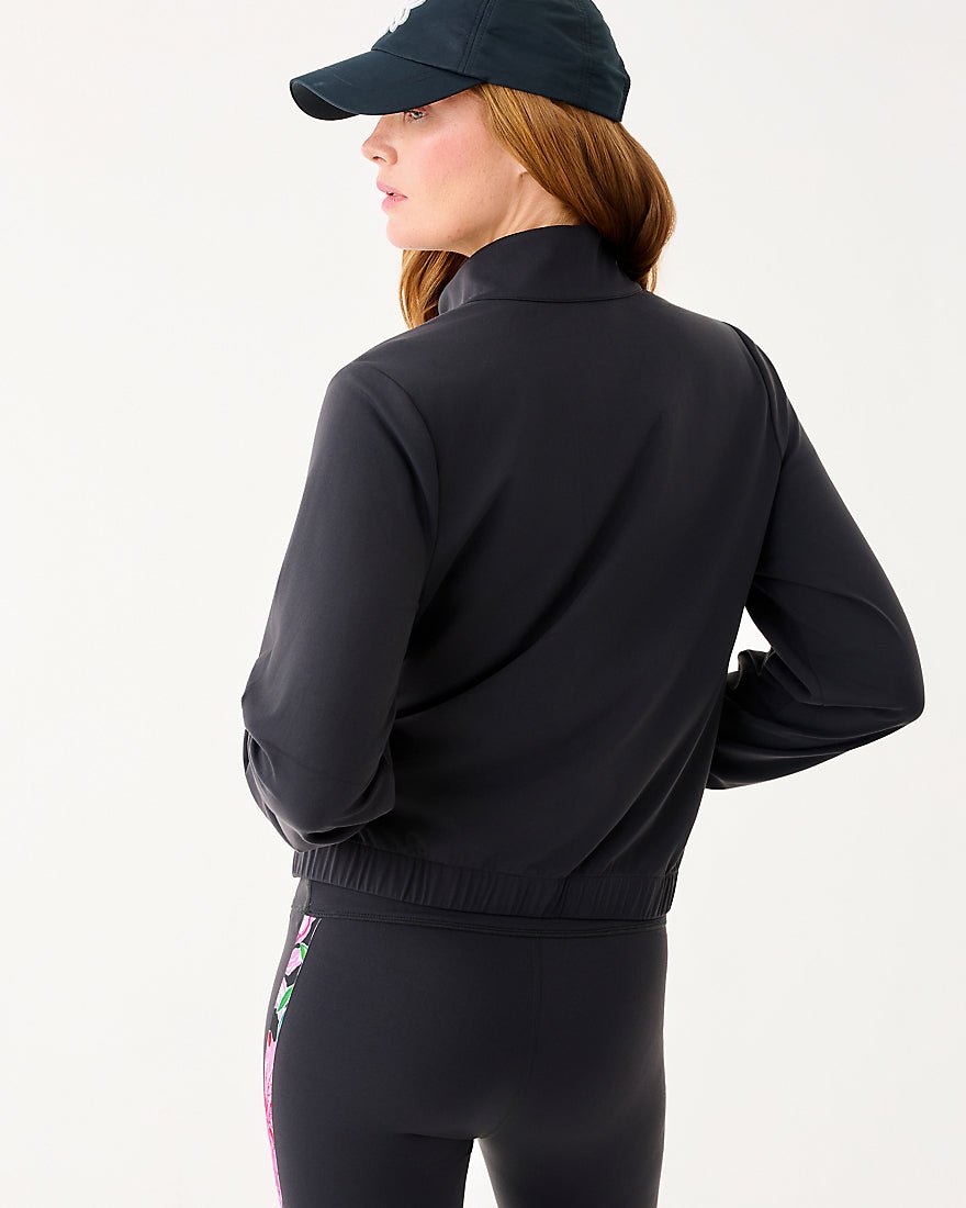 Lilly Pulitzer - Aegean Jacket Upf 50 Plus - Onyx Party All The Time