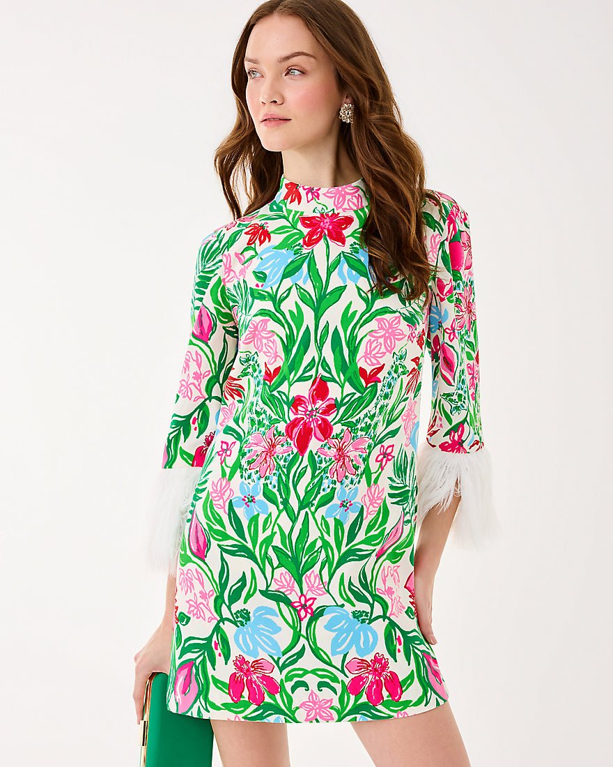 Agnes Skirted Romper - Multi Glowing Gardens