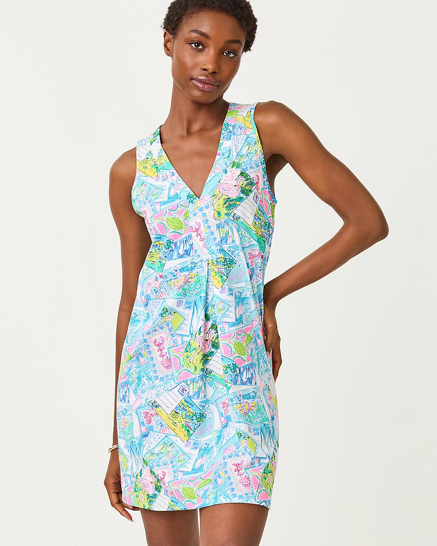 Amina Dress - Multi Wish You Were Here