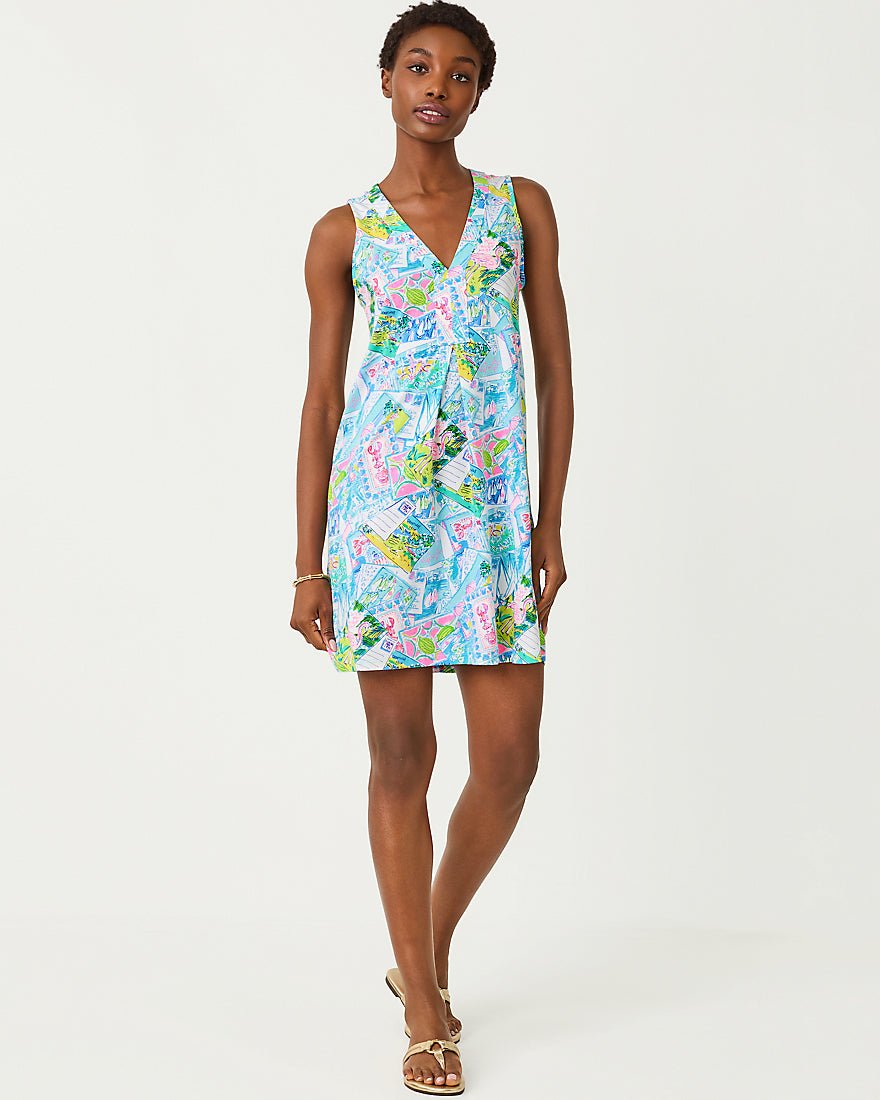 Amina Dress - Multi Wish You Were Here