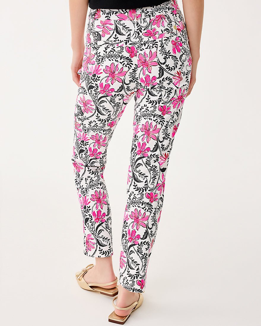 Lilly Pulitzer - Ana High Rise Pant - Coconut Sunshine Seekers