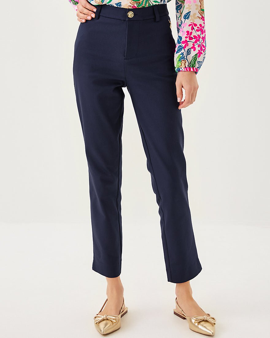 Ana High Rise Pant - True Navy
