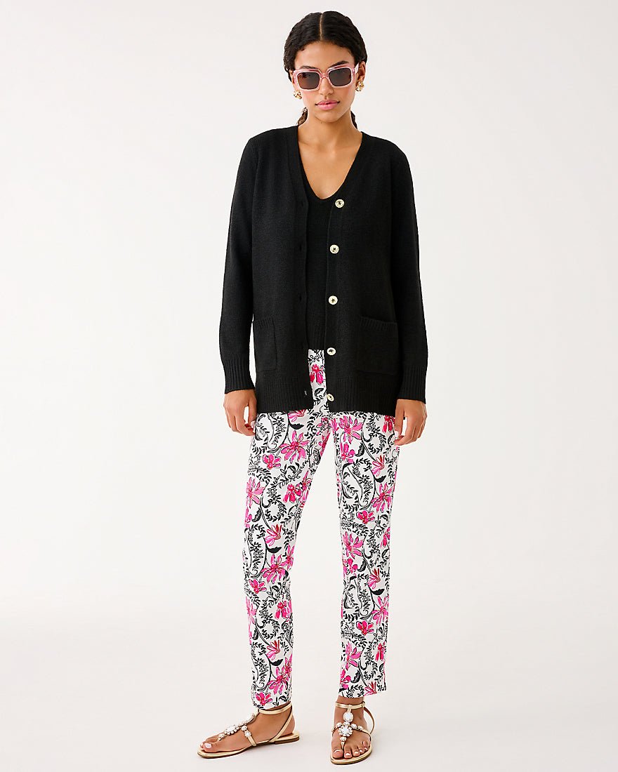 Lilly Pulitzer - Averlie Sequin Cardigan - Black Metallic