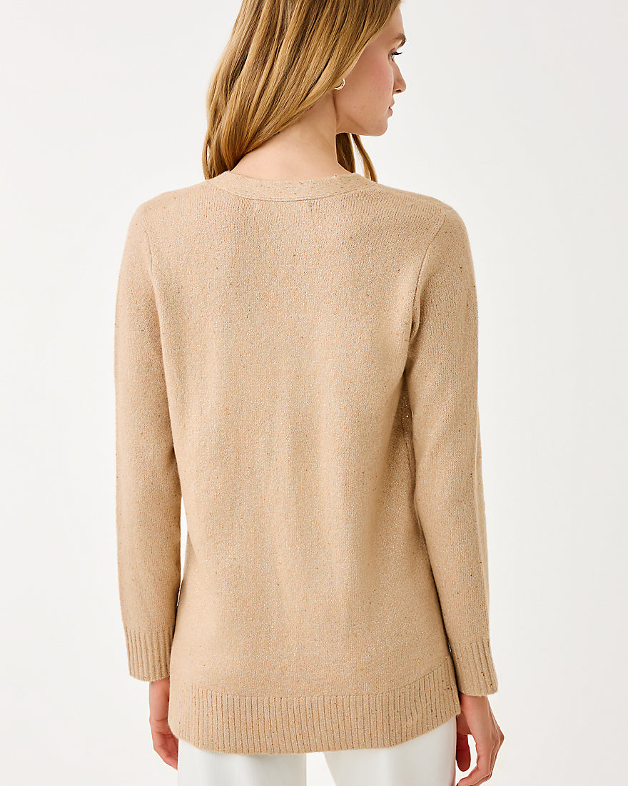 Lilly Pulitzer - Averlie Sequin Cardigan - Gold Metallic
