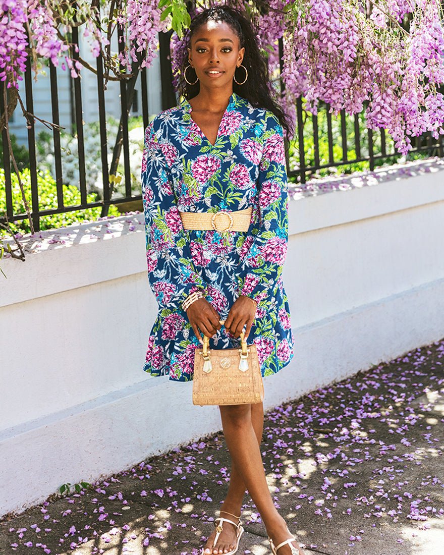 Axton Dress - Multi Dahlia Licious