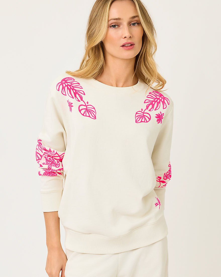 Ballad Long Sleeve Sweatshirt - Coconut Safari Social