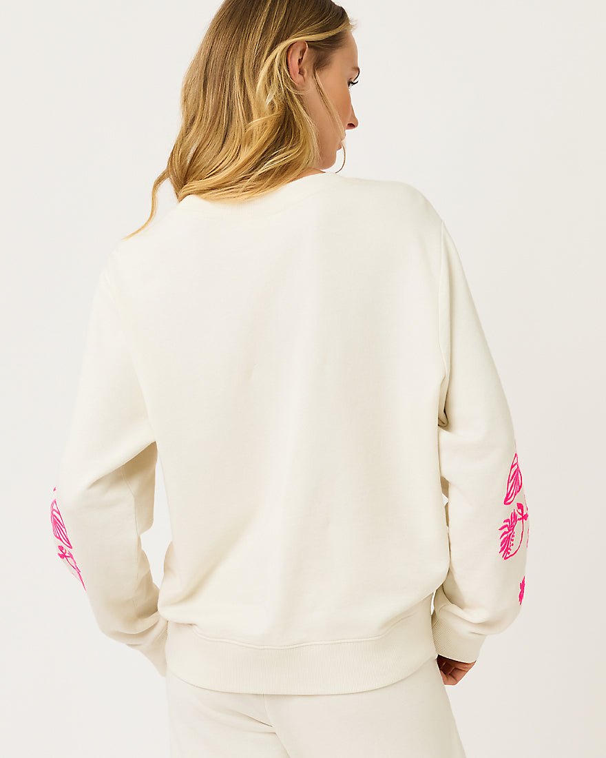 Ballad Long Sleeve Sweatshirt - Coconut Safari Social