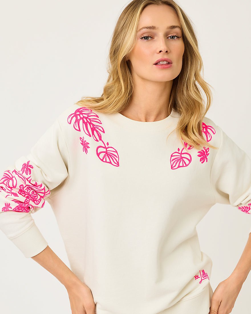 Ballad Long Sleeve Sweatshirt - Coconut Safari Social