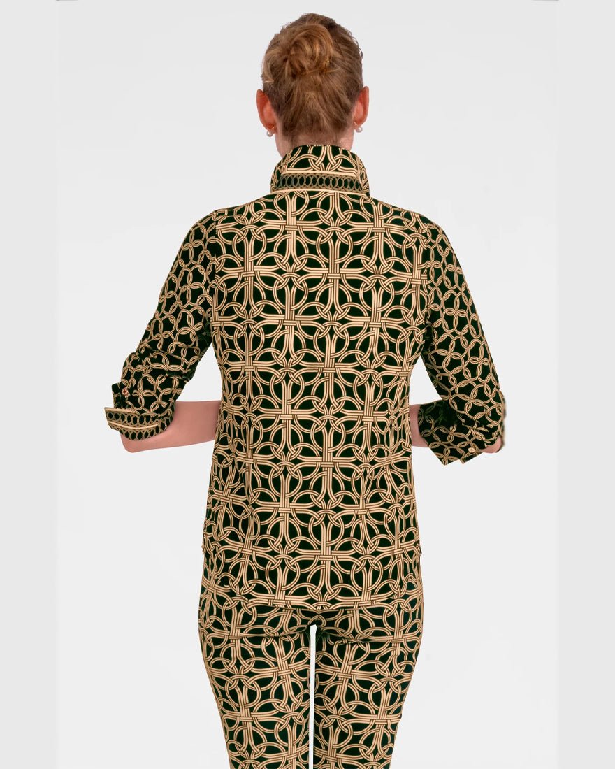 Boyfriend Shirt - Black Ring Toss