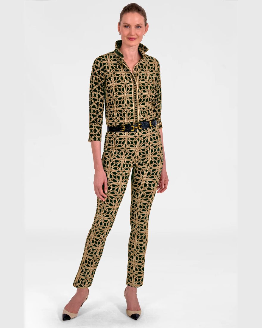 Boyfriend Shirt - Black Ring Toss