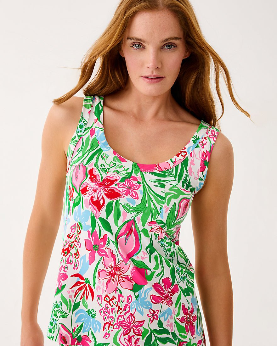 Bransen Pj Top - Multi Glowing Gardens