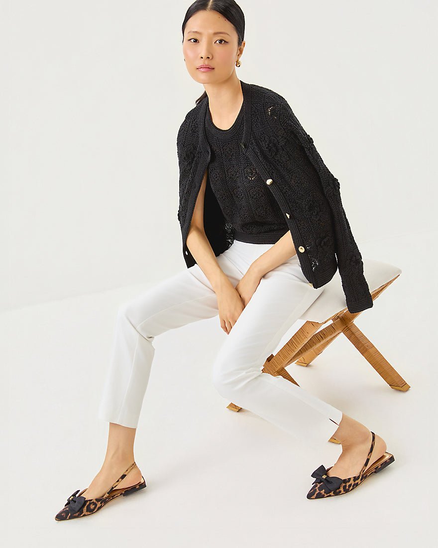 Brit Leopard Bow Slingback - Multi Leopard Faille