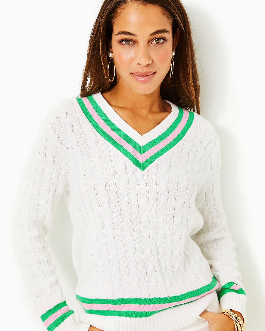 Brockton Sweater - Resort White - 4