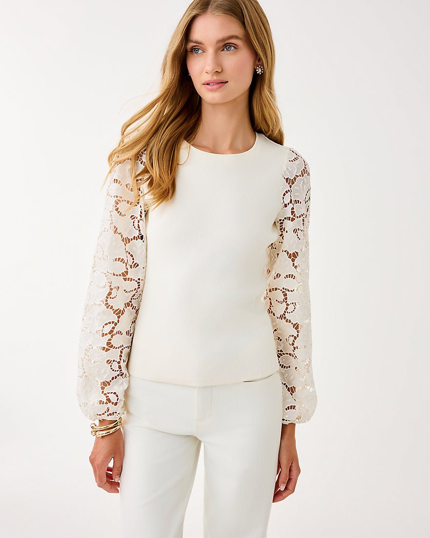 Lilly Pulitzer - Bryant Knit Top - Coconut