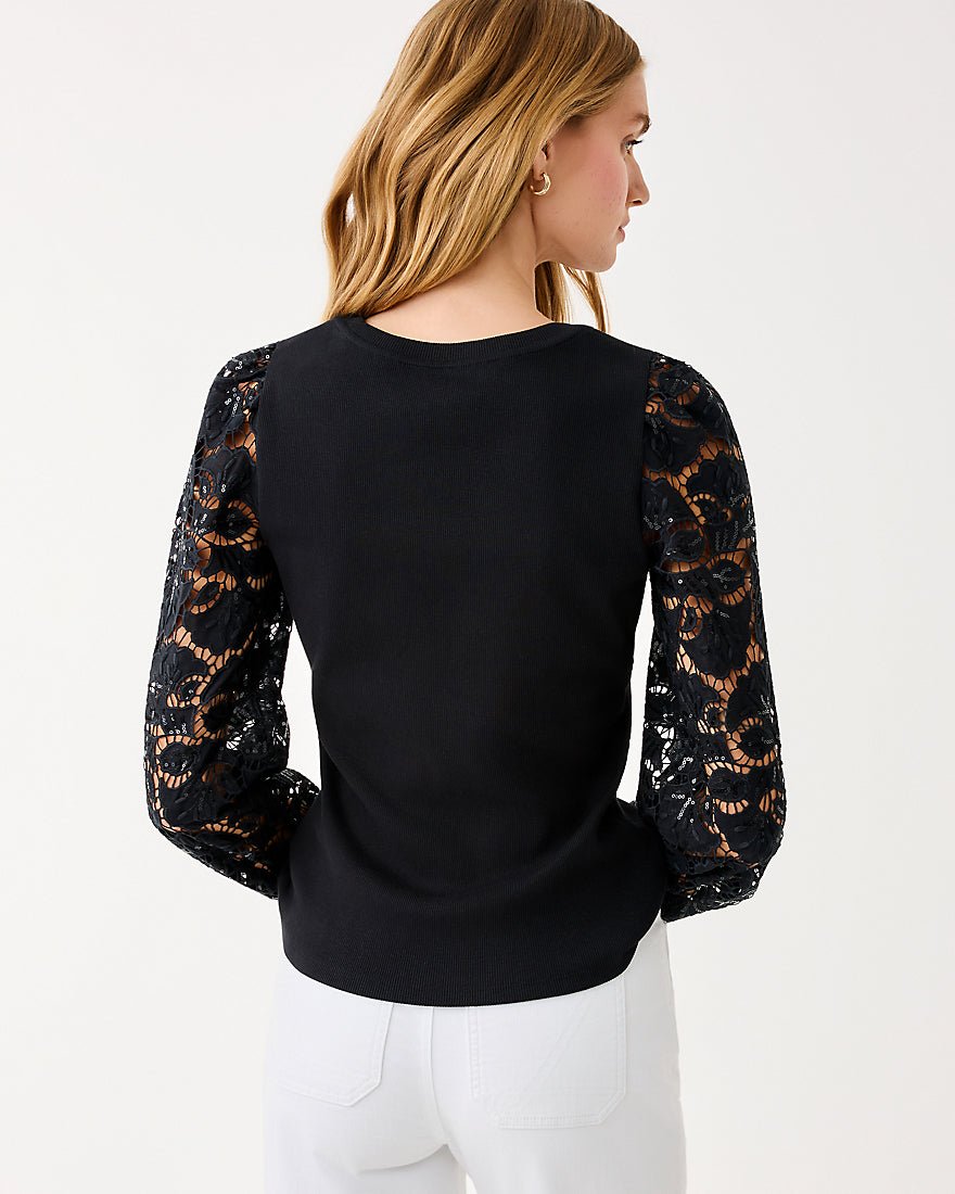 Lilly Pulitzer - Bryant Knit Top - Noir