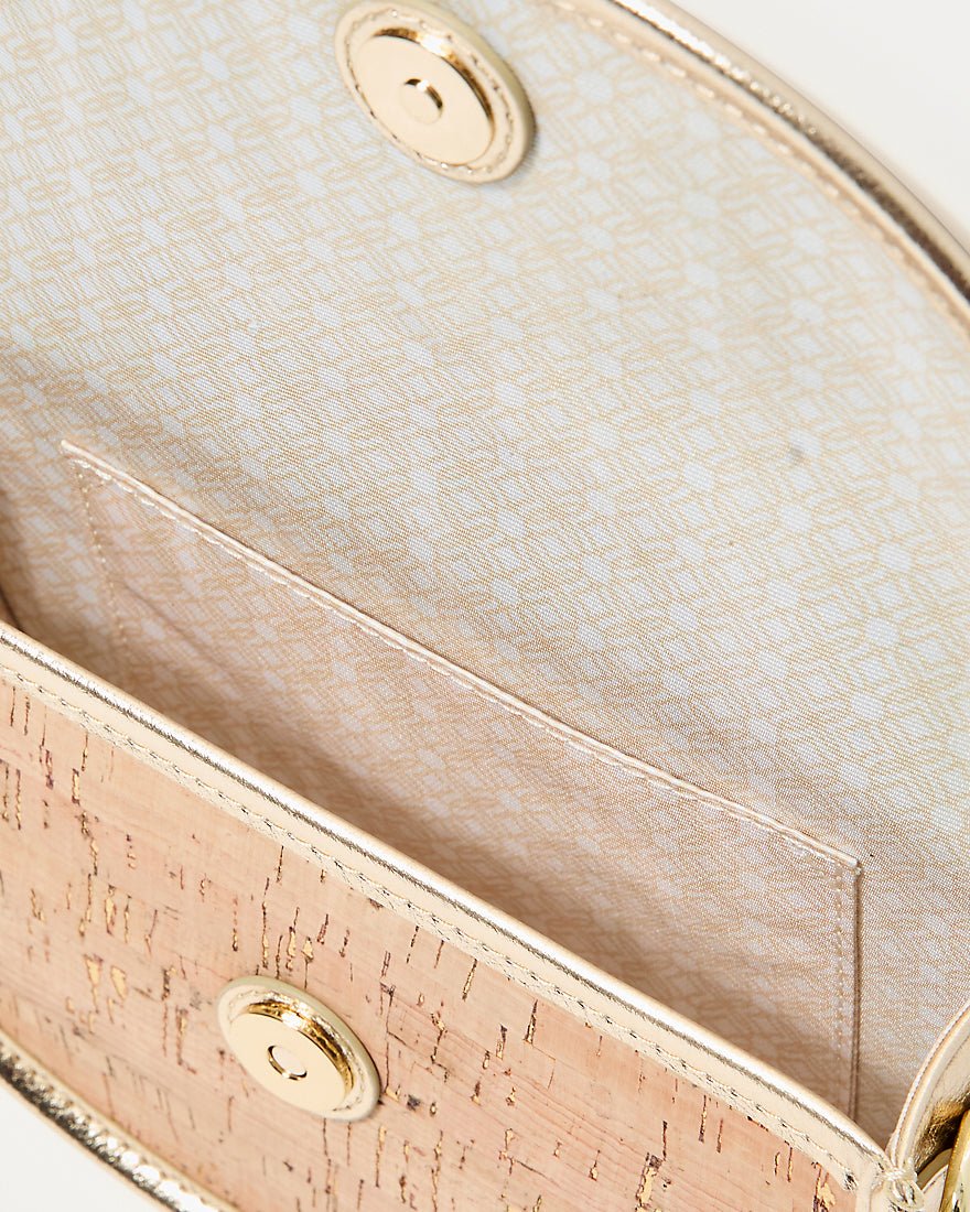 Camille Cork Belt Bag - Natural